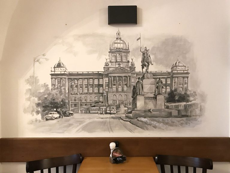 malba na zdi Praha